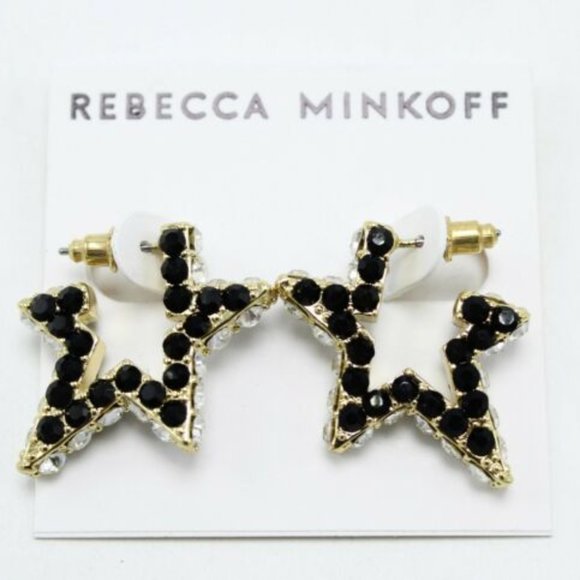 Rebecca Minkoff Jewelry - Rebecca Minkoff Super Nova Stone Hoop Earrings